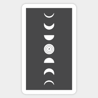 moon phases Sticker